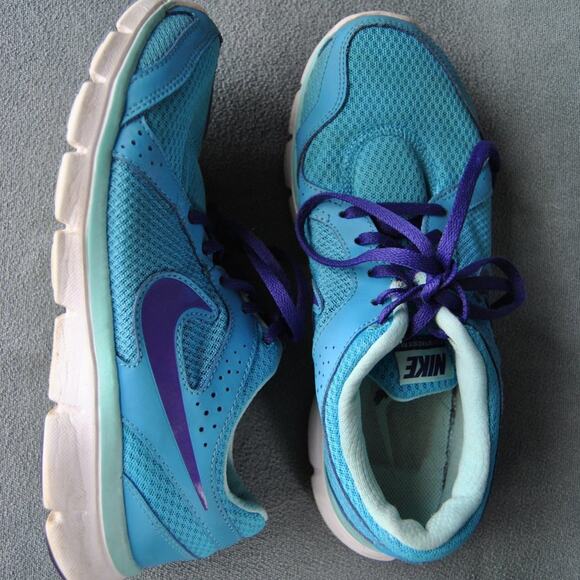 Nike Flex Experience RN 2 Athletic Shoe Blue & Purple Size: 7.5 - Picture 5 of 8